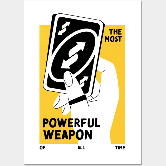 The most powerful weapon of all time Wall Art by Nora Gazzar